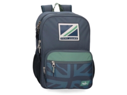 Mochila Escolar 40cm 2c Pepe Jeans Tom Azul Marinho
