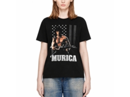 Rockinstone Rambo Movie Freedom Black Adult T-shirt Size:xxxl