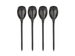 Luzes de Chama Solar para Jardim Externo Torch Lights Decorativas Paisagísticas MARCA