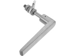 Puxador Em Forma De L Para Porta De Lareira Em Aço Inoxidável, Alta Resistência.