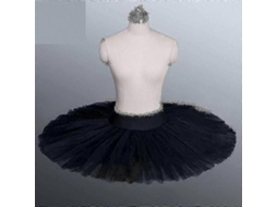 2026 traje de Dança Balé Adulto com Saia Tutu Platter em Preto, Branco e Vermelho para Performers