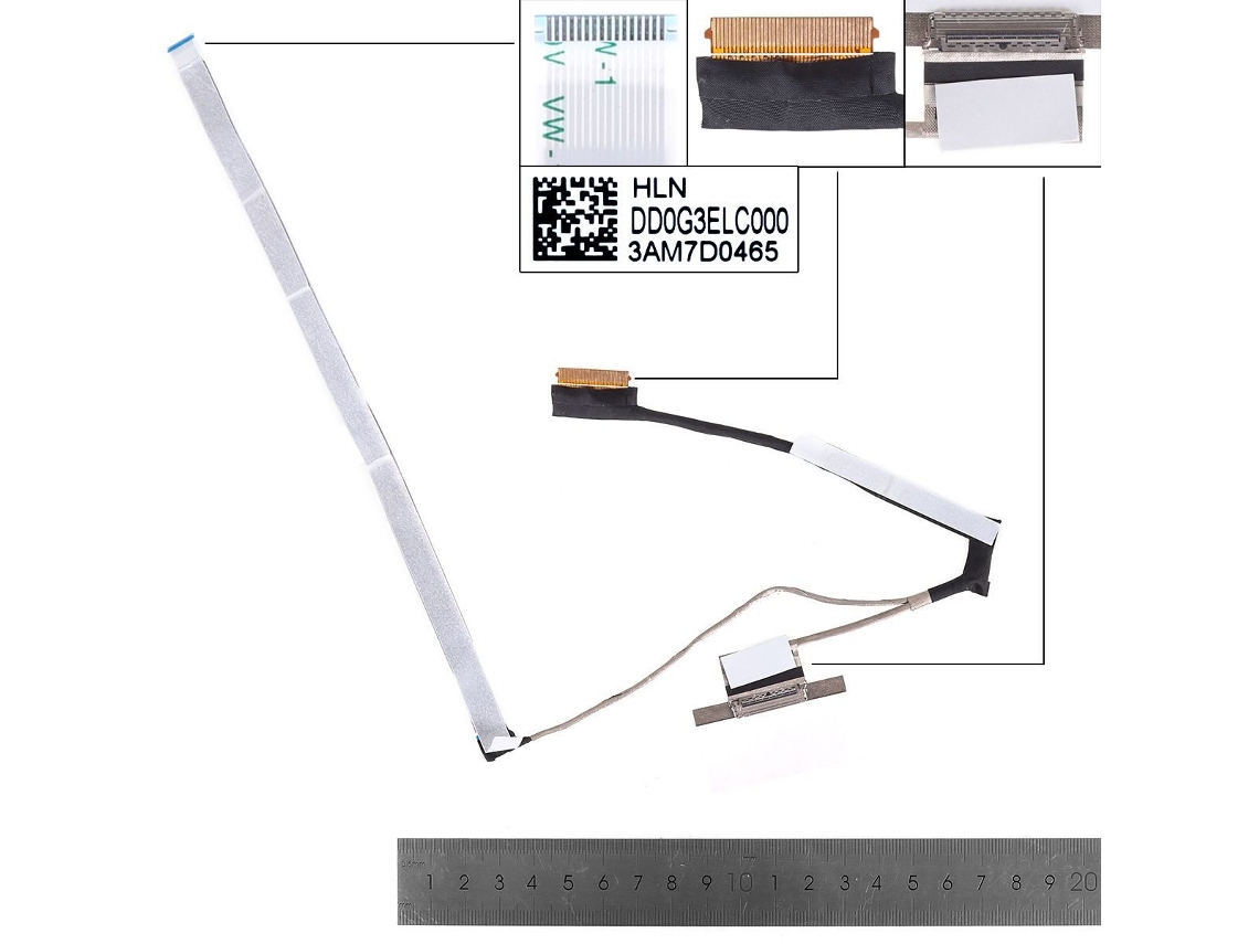 Cabo Lcd/led Hp 15 Ek 15 En 0.4 40pin Dd0g3elc000 Compativo