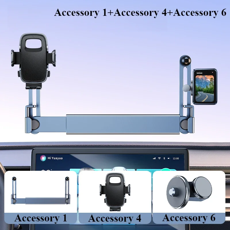 Suporte Para Celular Hipacool Com Dupla Posição Para Tesla Model 3 Highland Y Combination 15