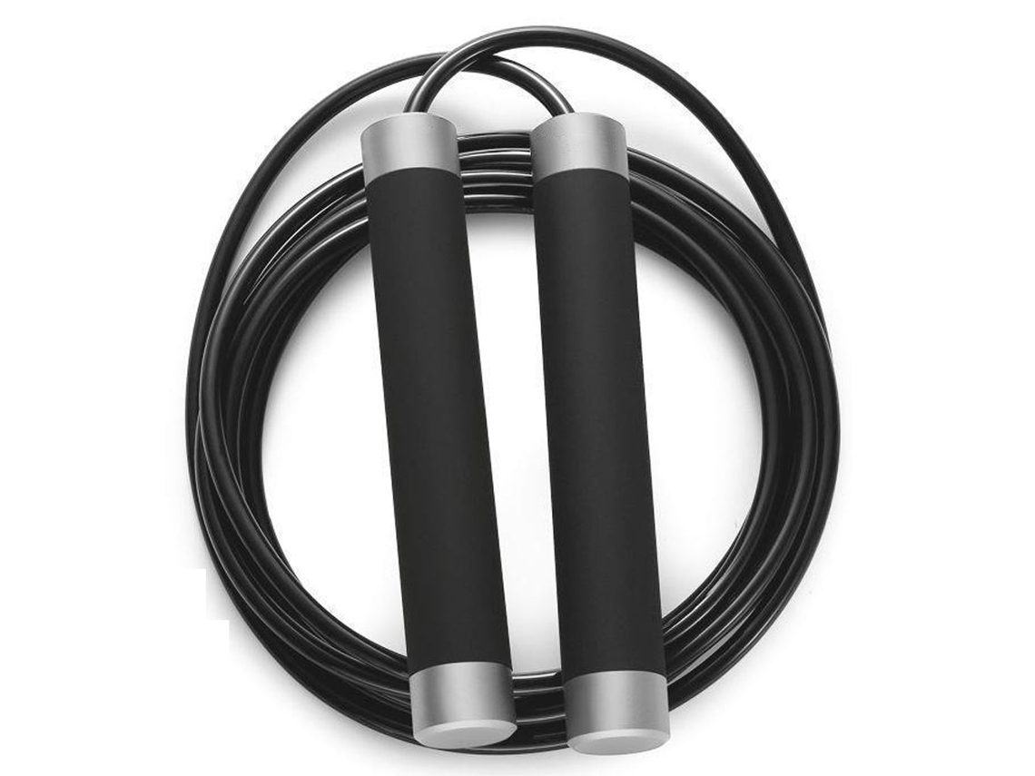 Corda de Pular de Corrida Estilo Corda Pu Prateada de 5,5 Mm