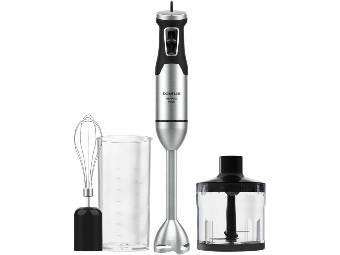 Varinha Mágica + Acessórios TAURUS HBA1700X (1700 W - Preto e Inox)