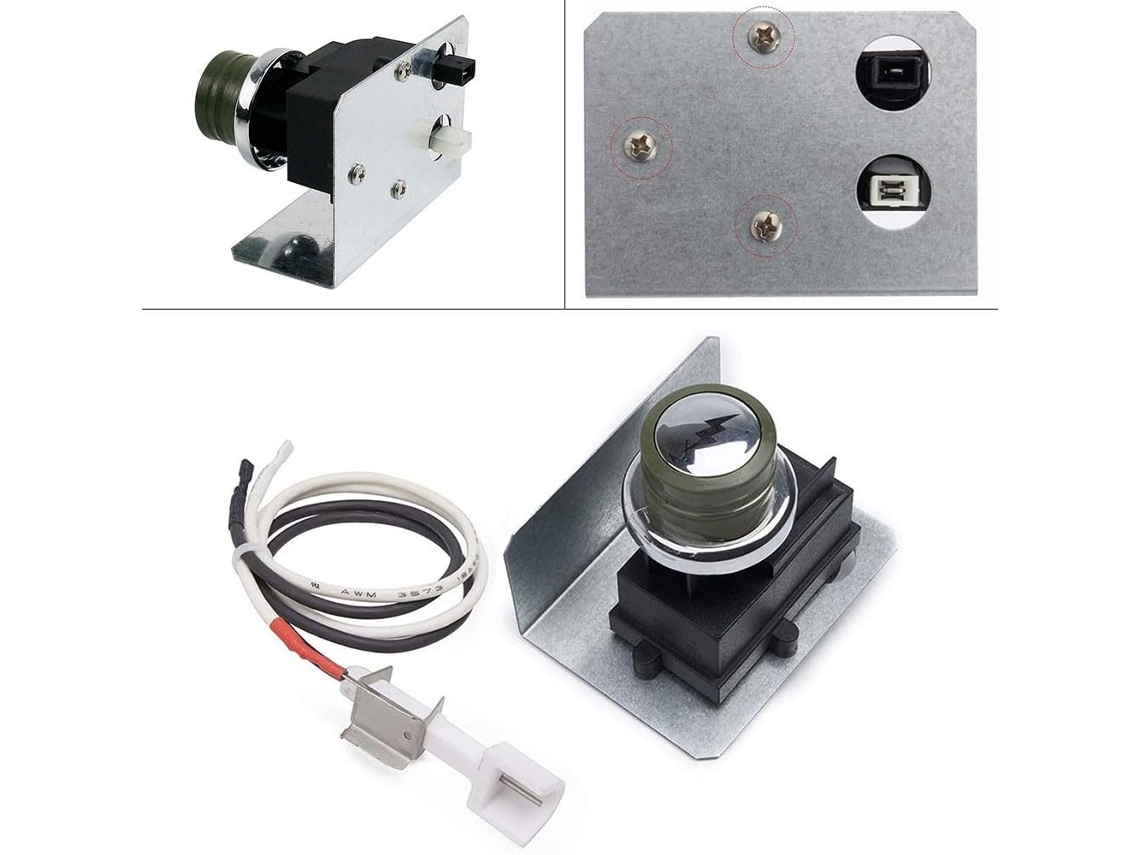 Kit De Módulo De Ignição De Montagem Lateral Da, Compatível Com Churrasqueiras