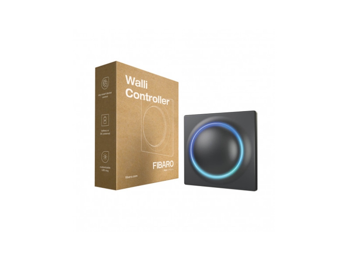 Botão Transmissor de Parede FIBARO Z-Wave Plus V2 Walli Controller Cinzento