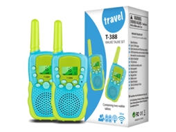 Walkie Talkies Para Crianças De 3 A 14 Anos, 22 Canais, Rádio Bidirecional Para Camping E Trilhas, Roxo Brilvibera