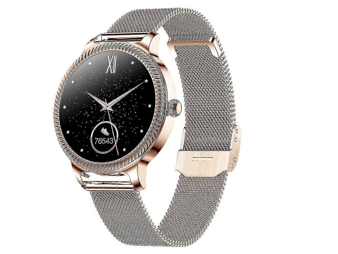 Relógio Feminino Inteligente, À Prova Dágua, Com Monitor De Saúde, Frequência Cardíaca E Notificações De Mensagens. Loja Jinyubo