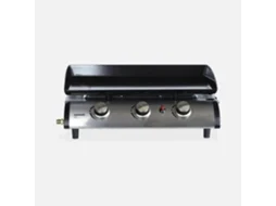 Grelhador A Gás Com 3 Queimadores, 7.5kw, Preto