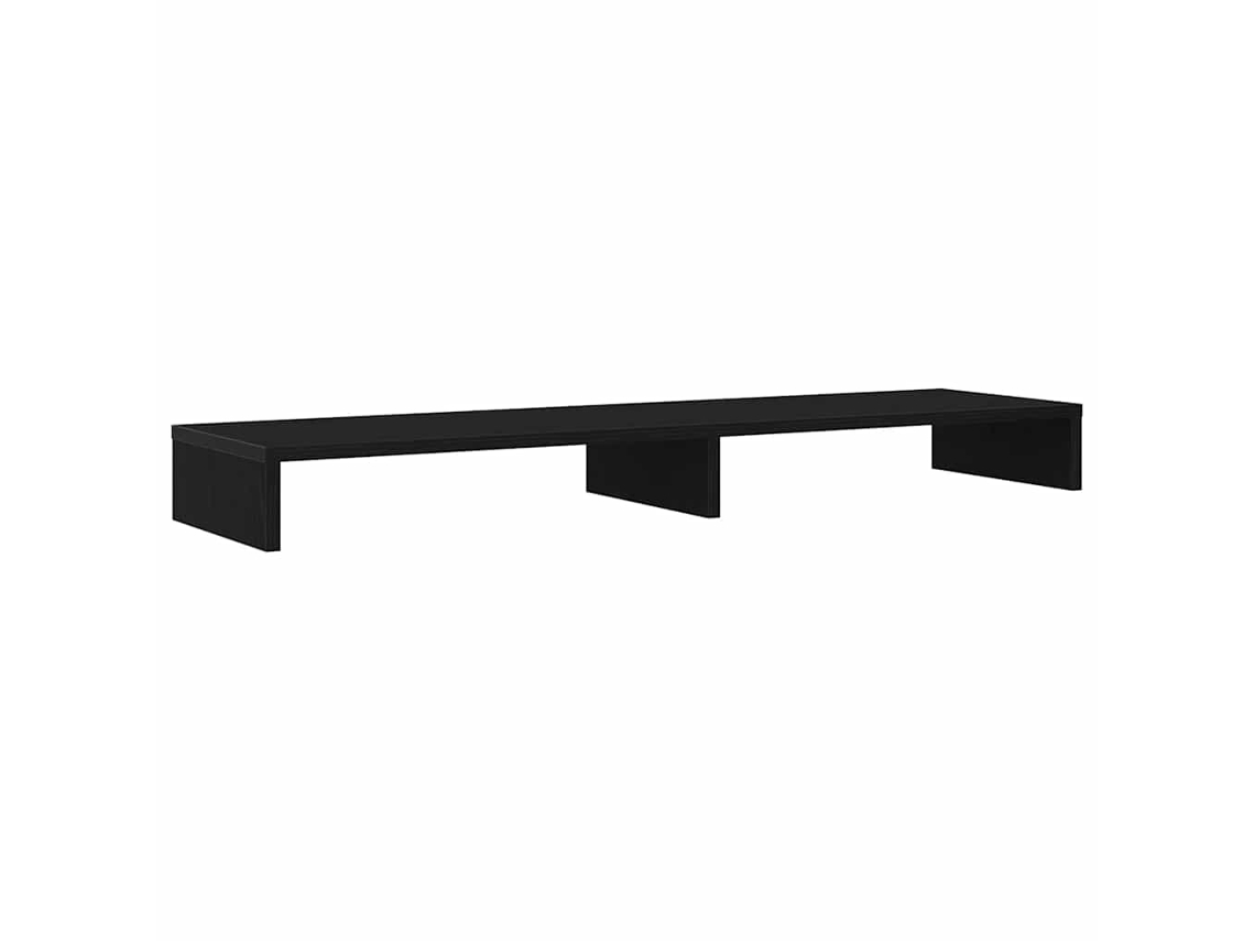 Vidaxl Suporte Para Monitor 100x27x10 Cm Deriv. Madeira Carvalho Preto