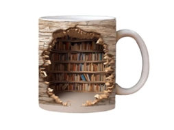Caneca De Estante 3d Cool Birthday Christmas Gifts For Him Her Caneca De Café De Cerâmica Hengjian