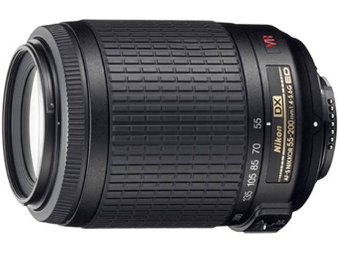 Objetiva NIKON AF-S DX VR Zoom-Nikkor 55-200mm f/4-5.6G IF-ED