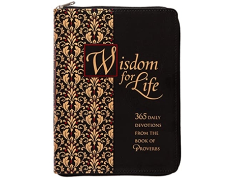 Livro Wisdom for Life Ziparound Devotional de Ray Comfort (Inglês)