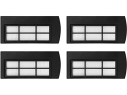 Kit De Acessórios Para Aspirador Pó Compatível Com Os Robôs Aspiradores E Esfregões Eufy X9 Pro/x9 Series (4 Filtros)