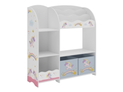 Estante de Livros para Crianças Lysekil 100X93X30 Cm Motivo Unicórnio [EN.CASA]
