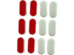 Kit De 12 Peças Protetores Adesivos Para Assento Vaso Sanitário Yardenfun, Para Reparo E Proteção Da Tampa