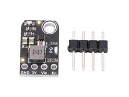 Módulo Buck TPS62827, entrada 5,5V, saída 3,3V 2A, 2,2 MHz com conector de pinos.
