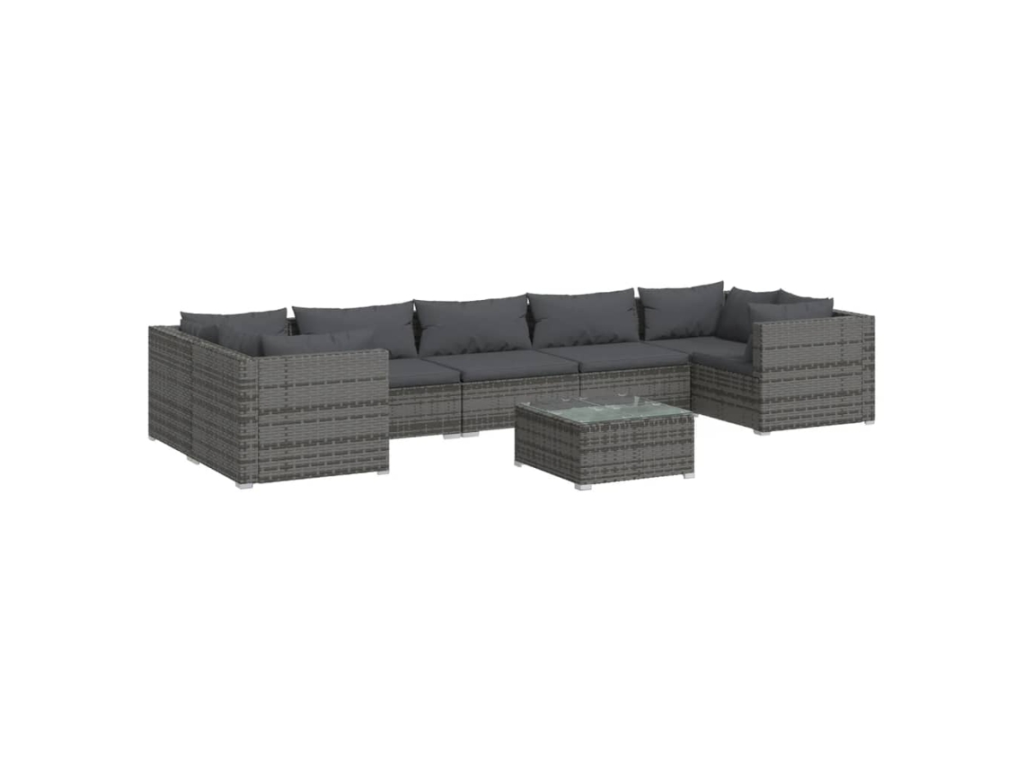 Garden Lounge Set, Garden Lounge Sets Vidaxl Cinzeto Rattan / Vime (n/a)