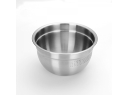 Tigela Escorredora De Arroz Em Aço Inoxidável Com Peneira, Cesto Escorredor De Cozinha Com Drenagem Lateral Para Arroz, Legumes E Frutas