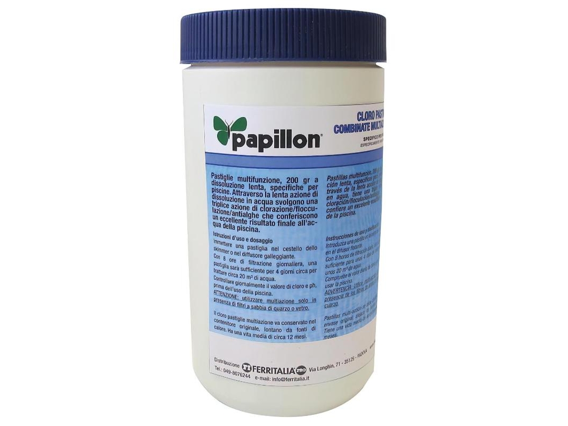 Cloro multiaccion pastillas 200gr 1kg