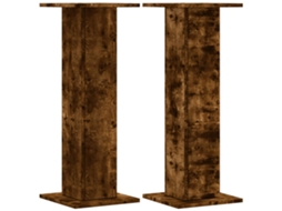 Plant Stand, Plant Stands Vidaxl Marrom Madeira Processada (30 X 30 X 80 Cm)