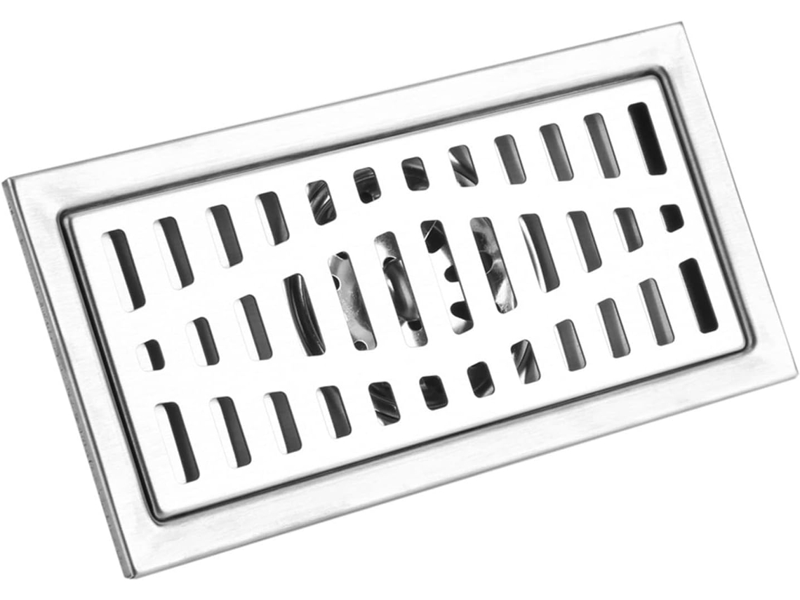 Ralo De Piso Retangular Espesso Em Aço Inoxidável Alomejor Para