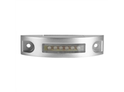 2026 luz Solar de Led para Exterior Impermeable com 6 Leds, Lâmpada de Caminho, Entrada e Escadas, Vermelha, Fundida em Alumínio