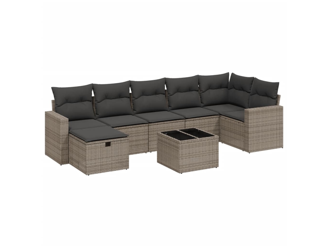 Garden Sofa Set, Garden Sofa Sets Vidaxl Cinzeto Rattan / Vime (n/a)