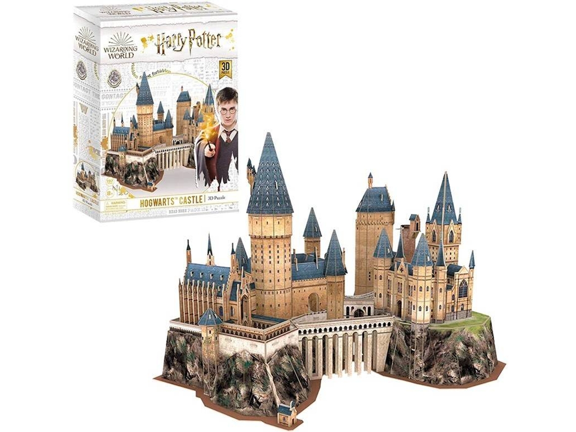 Puzzle 3D Castelo de Hogwarts (Idade Minima 8 anos 197 peças