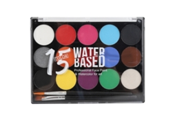 Kit De Pintura Facial Infantil 15 Cores Washable 30g