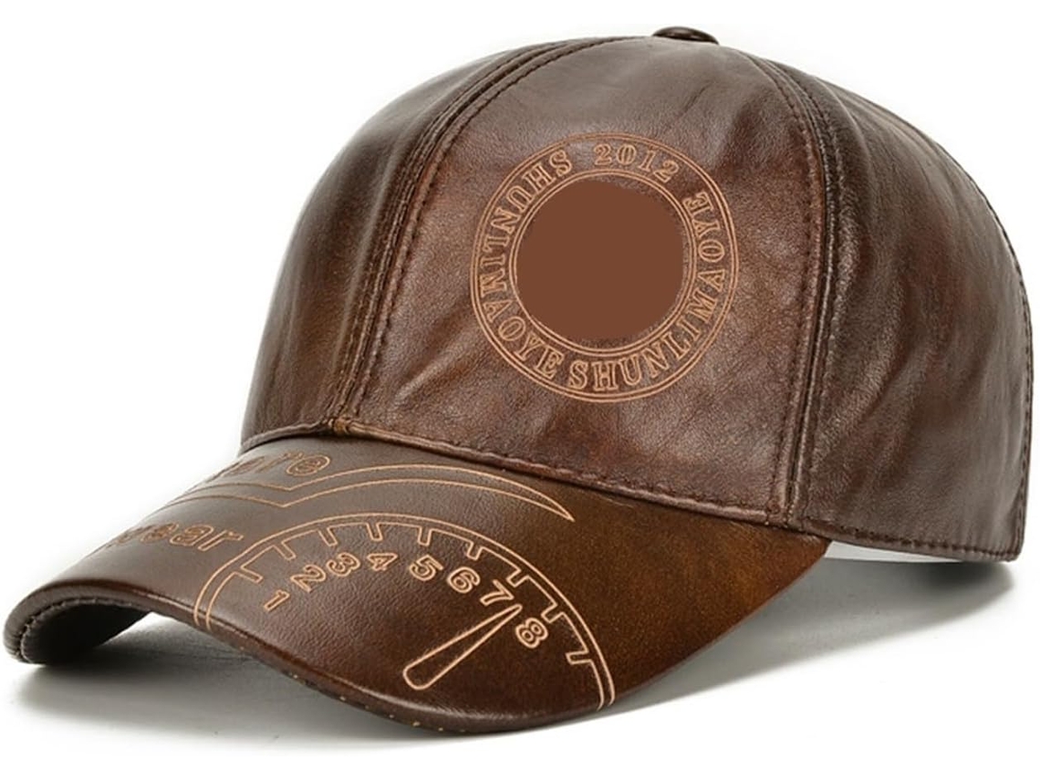 Bonés de couro SFUSHOS, coleção nova, casual
