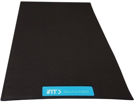 Tapete protetor de solo IFIT para material Fitness (107 x 216 cm - Preto)