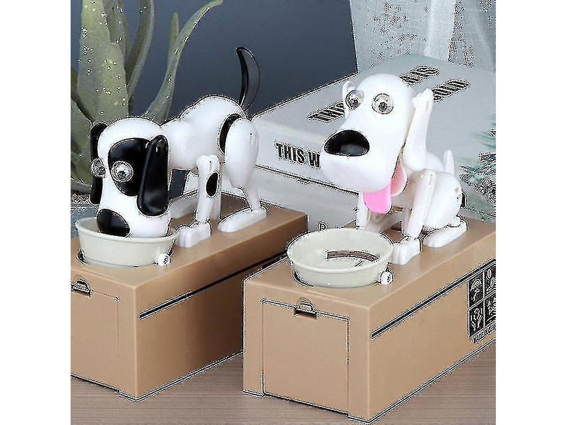 Caixa Eletrônica De Moedas Robótica Com Pilha Para Cachorrozinho Guardar Dinheiro