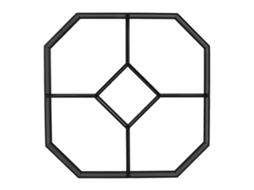 Mold De Pavimentação De Concreto Diy (cria Caminhos Jardim, Faz Blocos)