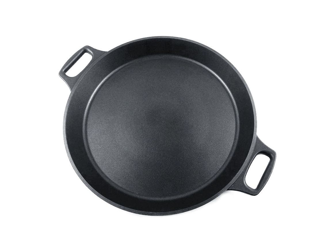 Frigideira Comercial Antiaderente Laxiscreed De 32 Cm Com Fundo Plano E Dois Cabos