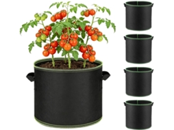 Sacos para Plantas Artigos de Jardinagem em Tnt Vasos em Tnt para Legumes, Tomates, Morangos, Frutas e Flores, para Uso CHABERLU