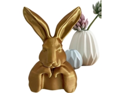 Coelho da Páscoa Decoração de Mesa Fofa, Figura Festiva para a Primavera, Decoração Sazonal em Tons Pastel Charmosa CHABERLU