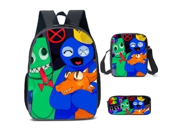 Mochila Roblox Rainbow Friends Para Escola Primária Aquaforge