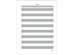 Recarga para Arc Caderno Inteligente To Do M BY STAPLES A4, 50 Folhas, Branco e Cinzento
