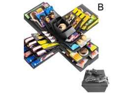 Caixa De Presente Explosiva Faça Você Mesmo, Embalagem Para Lanches Com 5 Camadas, Embalagem Para Scrapbooking. Aquaforge