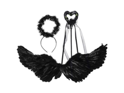 1 Conjunto de Fantasia de Diabo para Decoração de Halloween ALLINLESS