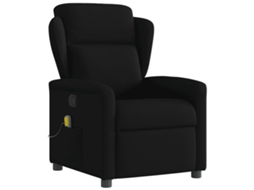 Massage Recliner Chair, Massage Recliner Chairs Vidaxl Preto Tecido