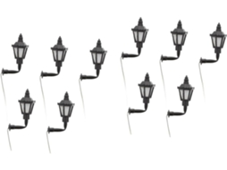 Conjunto De 10 Luminárias De Parede Para E Externo, Acessório Para De Mesas E Prateleiras. Gokoco