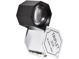 Lupa de Vidro Dobrável 10x/15x/20x/30x para Joias e Selos SFUSHOS