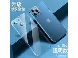 Capa Transparente Com Revestimento Eletroplástico Para Iphone 17, Protetora De Lente Com Cobertura Total E Acabamento Macio.