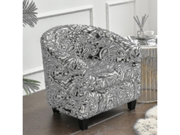 Cobertor Para Cadeira De Sala Armchair Sofa Slipcover Estofado Elastic Poliéster Anti-manchas Pteris Gray