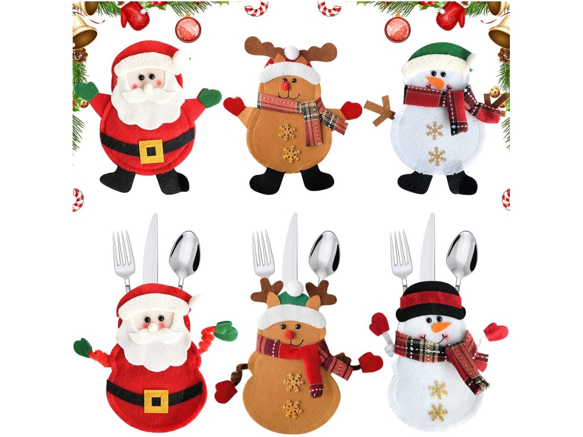 Toutware De Talheres De Natal Sem Tecido E Ecológico Kofihety