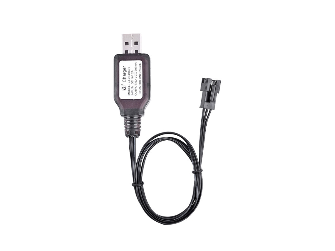Compatible-6.4v/7.4v Charger Li-i Sm-3p Rc Toys Remote Control  Positive Portable Usb Style1*