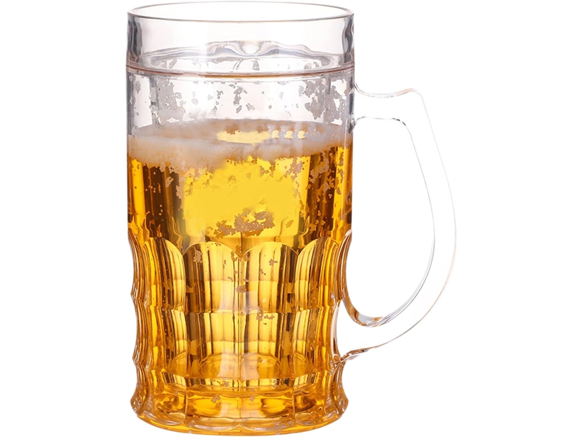 Caneca De Cerveja Falsa De Parede Dupla, Caneca De Cerveja Falsa Engraçada